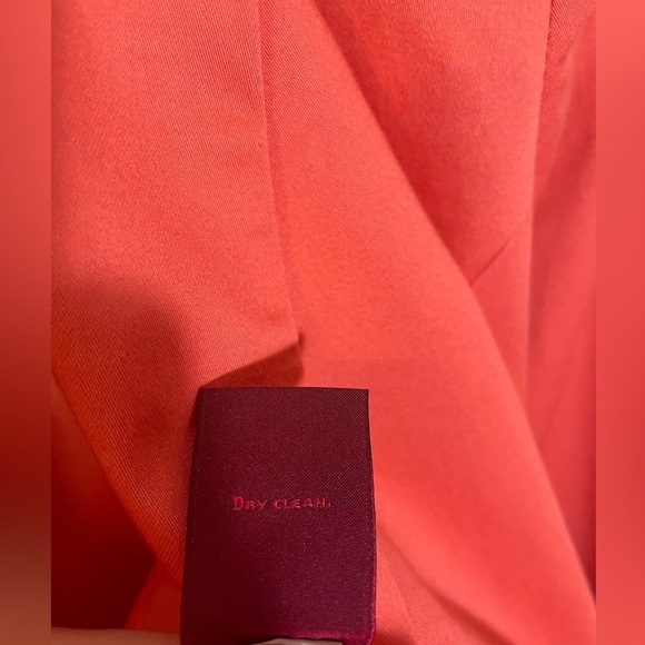 212 Collection Women’s Salmon Pink Lined Two Button Blazer Jacket Size 12 - Picture 7 of 11